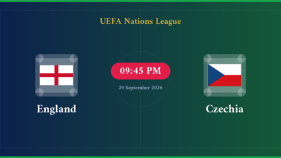 مشاهدة Czechia ضد England بث مباشر | UEFA Nations League