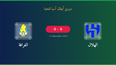 مشاهدة الهلال ضد الغرافة بث مباشر | دوري أبطال آسيا للنخبة