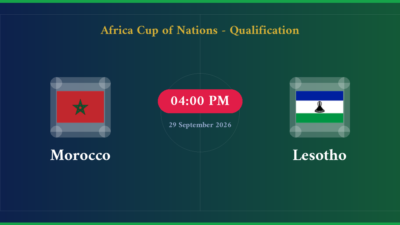 مشاهدة Lesotho ضد Morocco بث مباشر | Africa Cup of Nations – Qualification