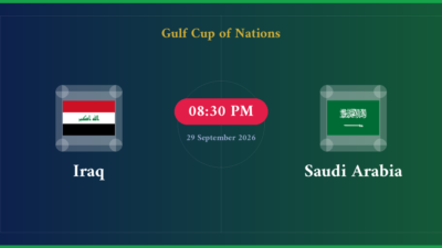 مشاهدة Saudi Arabia ضد Iraq بث مباشر | Gulf Cup of Nations