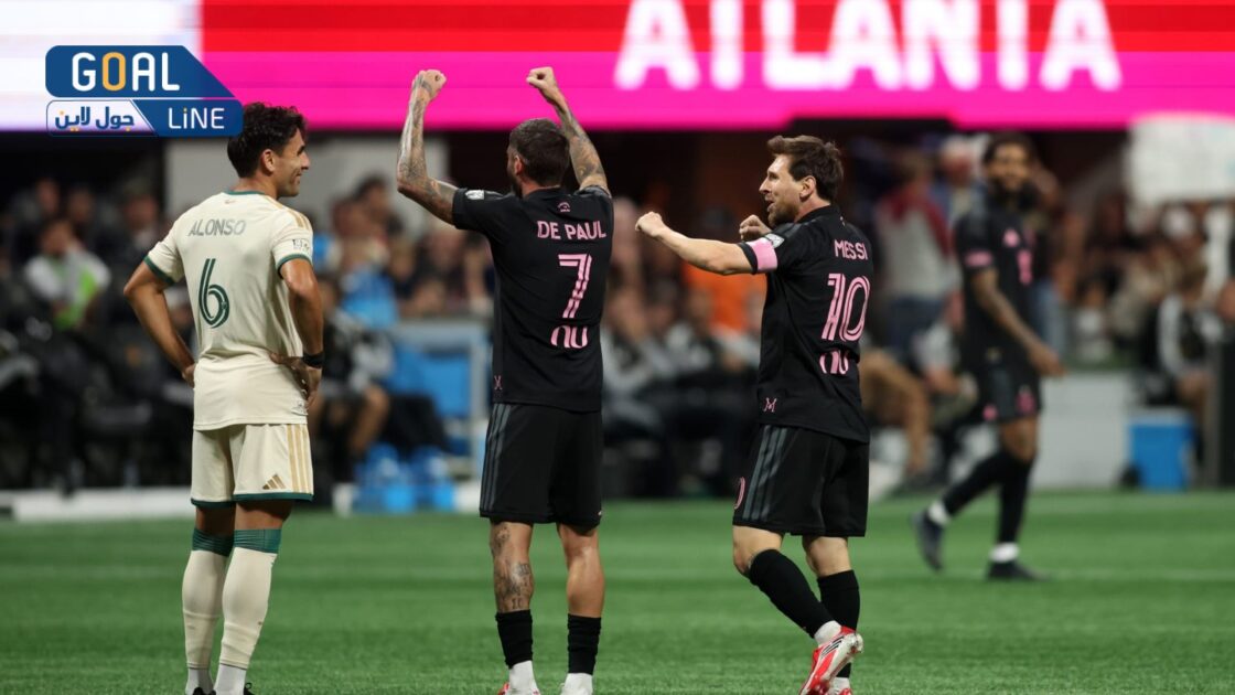 ثنائية ميسي تقود إنتر ميامي للفوز على أتلانتا بالدوري الأمريكي