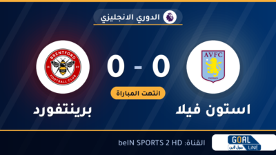 نتيجة مباراة استون فيلا وبرينتفورد 2-2 | الدوري الانجليزي