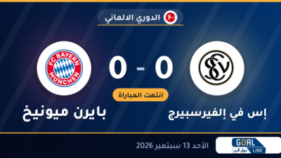 نتيجة مباراة إس في إلفيرسبيرج وبايرن ميونيخ 0-0 | الدوري الالماني