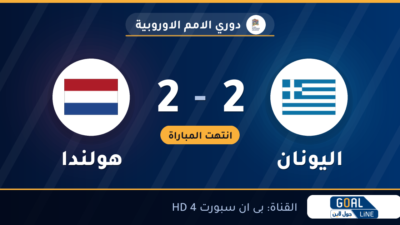 نتيجة مباراة اليونان وهولندا 2-2 | دوري الامم الاوروبية