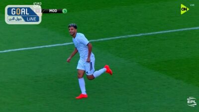 هدف الشرقية انبي الثاني في مرمي مودرن سبورت بالدوري المصري