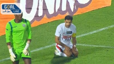 عمر جابر كاد ان يسجل هدف امام الجيش الرواندي بدوري ابطال افريقيا