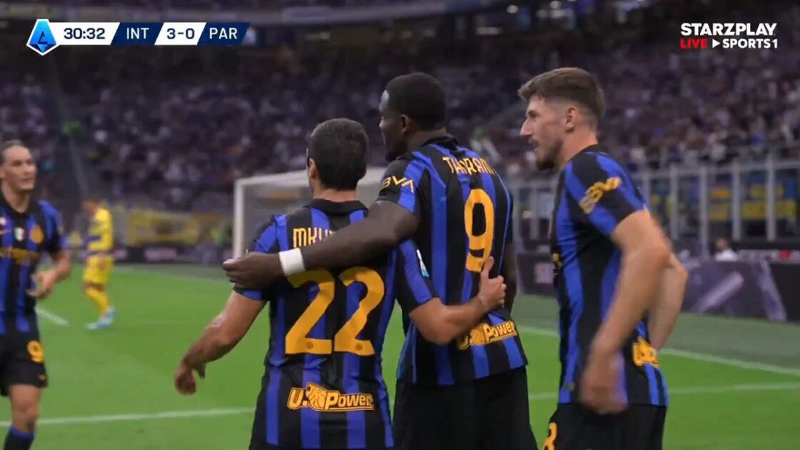 اهداف مباراة انتر ميلان وبارما (3-0) الدوري الايطالي