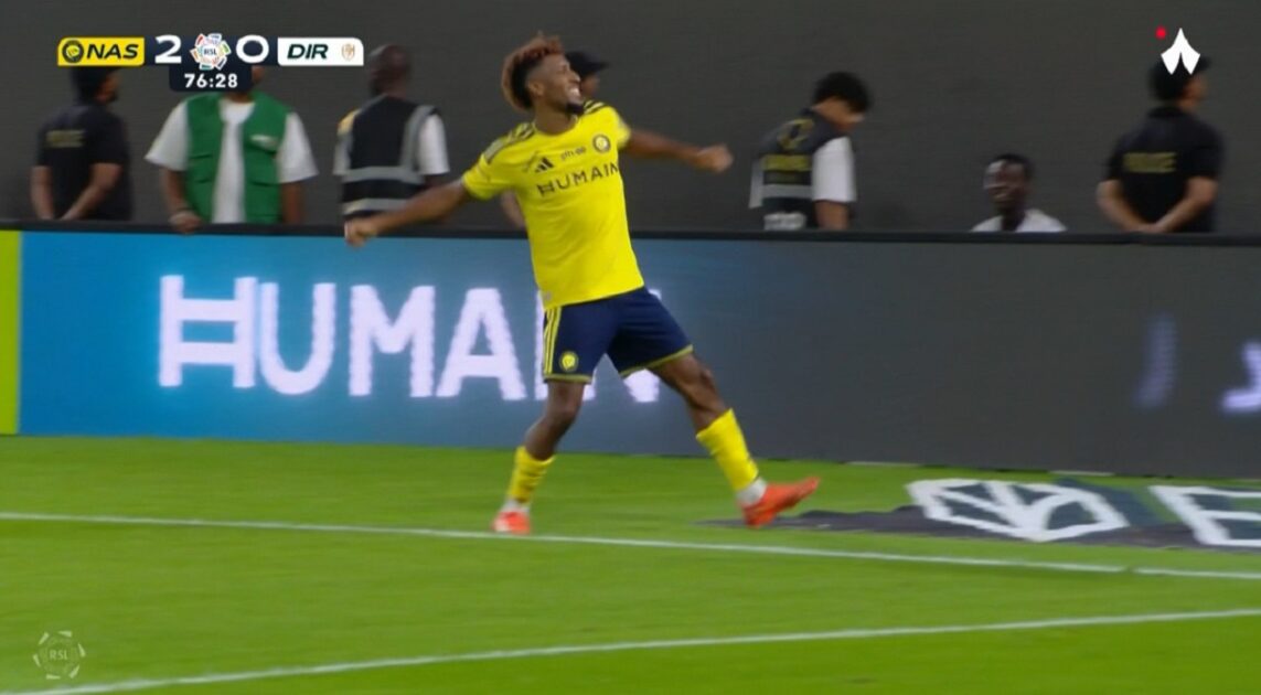 هدف النصر الثالث في مرمي الدرعية بالدوري السعودي