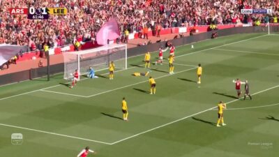 هدف تعادل ارسنال مع ليدز يونايتد (1-1) الدوري الانجليزي