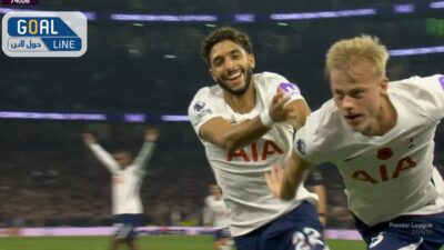 هدف توتنهام الثاني في مرمي كريستال بالاس بالدوري الانجليزي