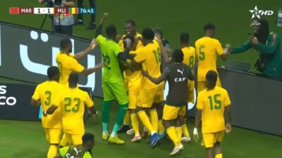 هدف تعادل مالي مع المغرب (1-1) مباراة ودية
