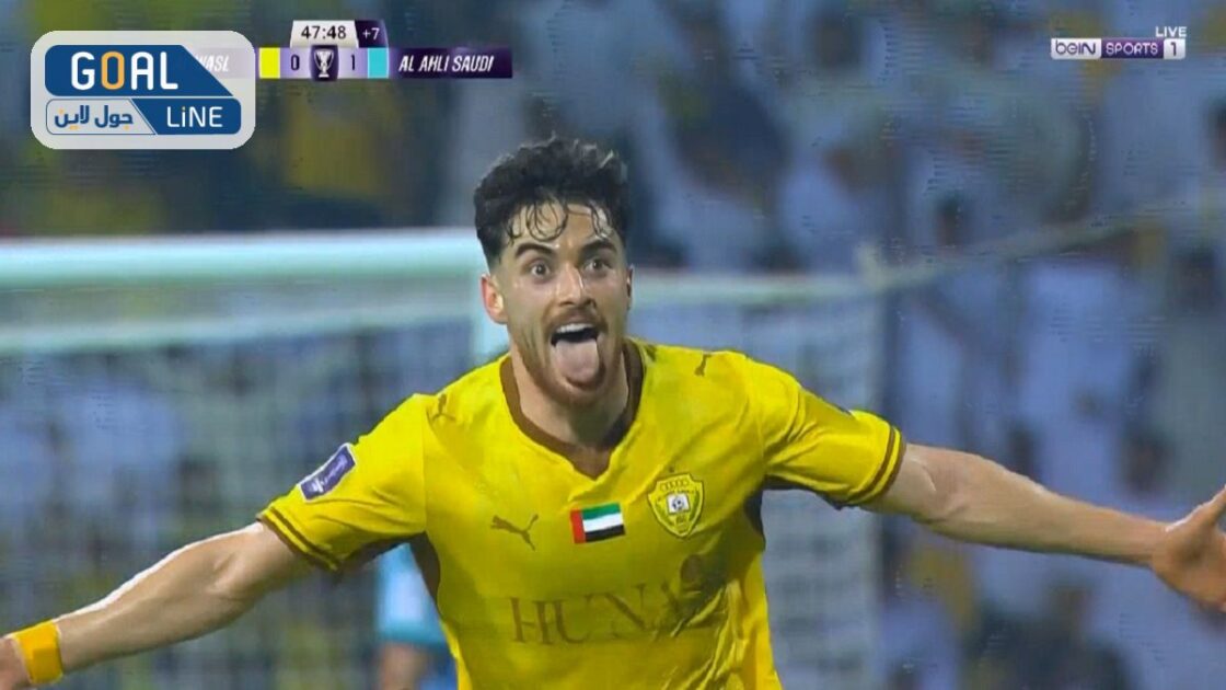 هدف تعادل الوصل الرائع مع الاهلي بدوري ابطال اسيا