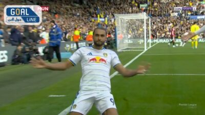 هدف كالفيرت ليوين في مرمي مانشستر يونايتد بالدوري الانجليزي