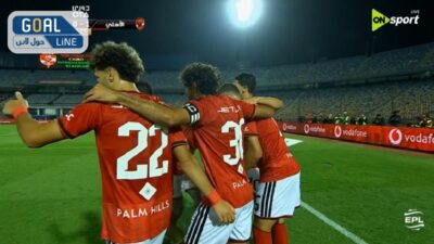 اهداف مباراة الاهلي والقناة في الدوري المصري