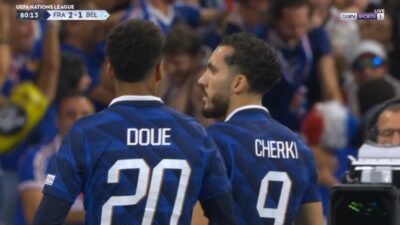 هدف ريان شرقي في مرمي بلجيكا بدوري الامم الاوروبية