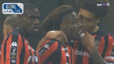 اهداف مباراة ليون ونيس (2-1) الدوري الفرنسي