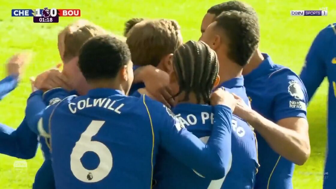 هدفا تشيلسي في مرمي بورنموث بالدوري الانجليزي