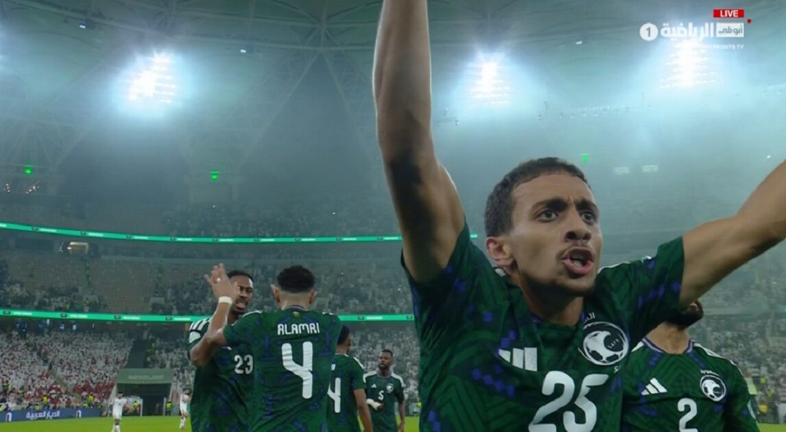 هدف السعودية الاول في مرمي الامارات بنهائي كأس الخليج
