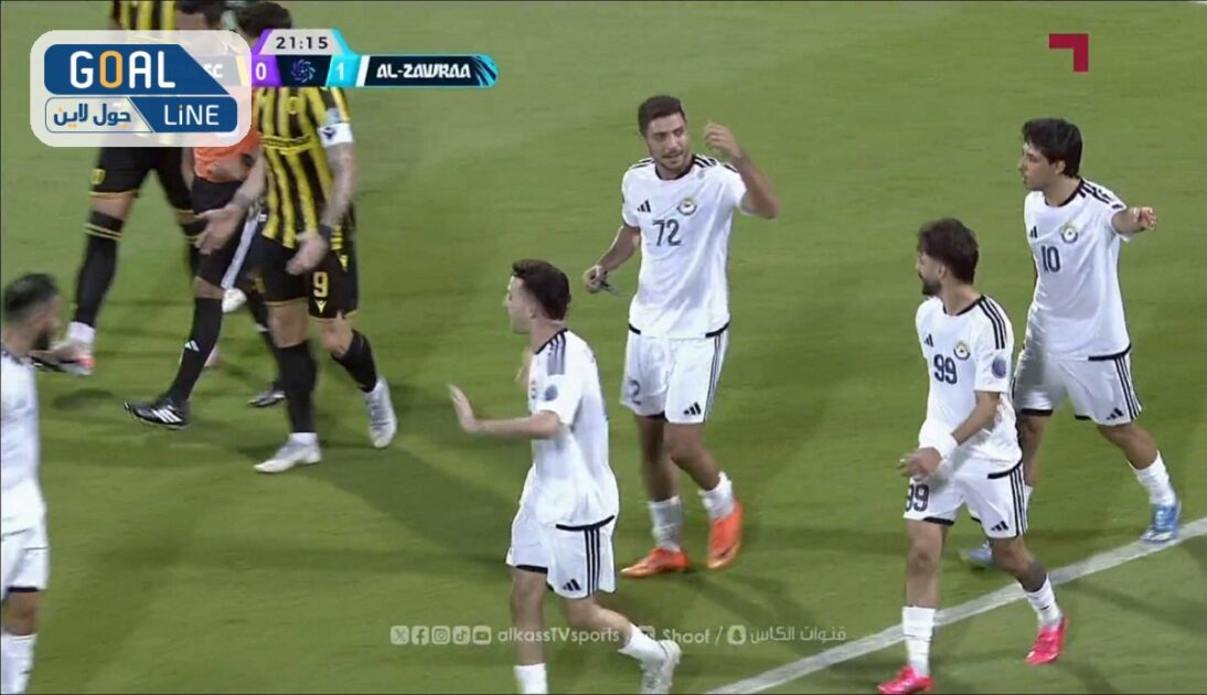 هدف محمد شريف في مرمي نادي قطر بدوري ابطال الخايج