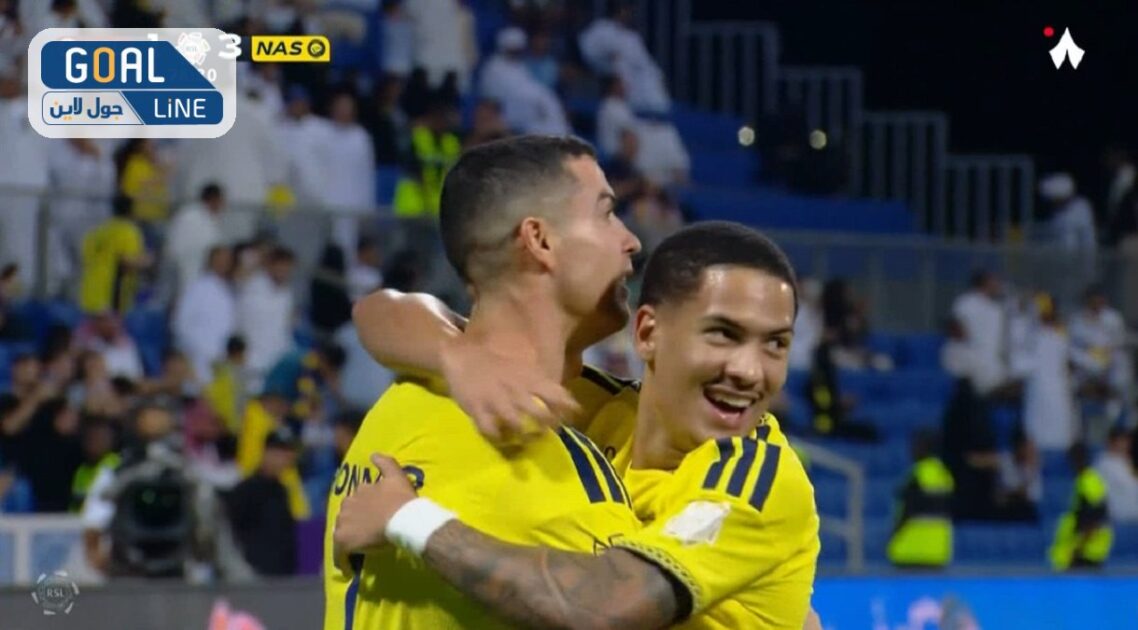 هدف النصر الثالث في مرمي الفيصلي بالدوري السعودي