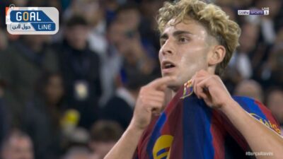 هدف برشلونة الثاني في مرمي ديبورتيفو ألافيس بالدوري الاسباني