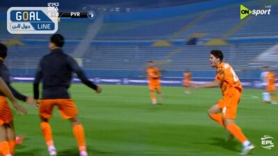 هدف سيراميكا كليوباترا الاول في مرمي بيراميدز بالدوري المصري