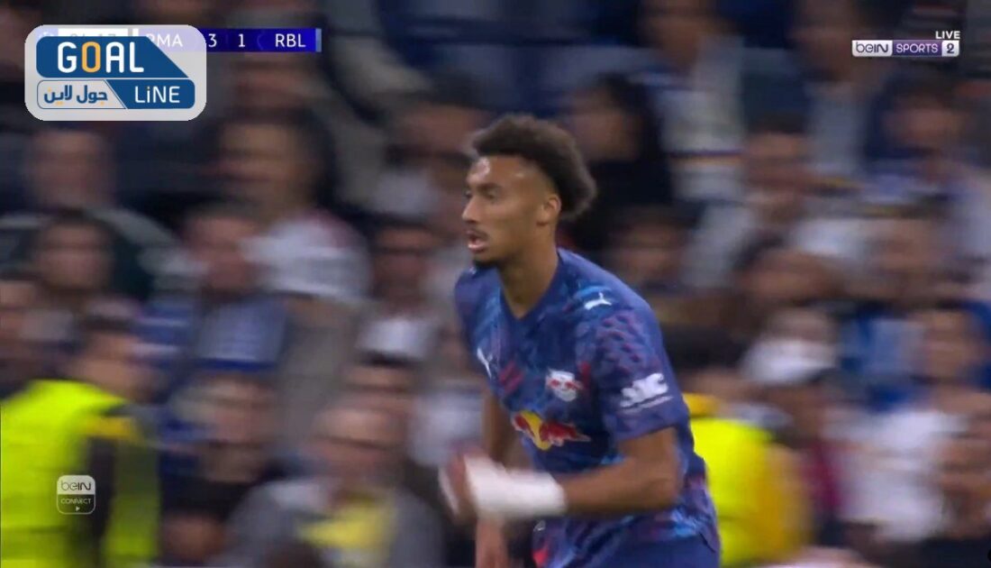 هدف لايبزيج في مرمي ريال مدريد بدوري ابطال اوروبا