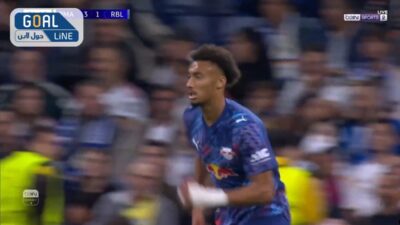 هدف لايبزيج في مرمي ريال مدريد بدوري ابطال اوروبا