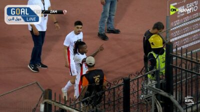شاهد هدف شيكو بانزا القاتل للمصري في شباك المقاولون العرب