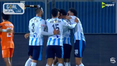 هدف بيراميدز الثالث في مرمي سيراميكا كليوباترا بالدوري المصري