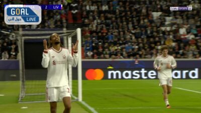 هدف باركولا الثاني في مرمي لاسك بدوري ابطال اوروبا
