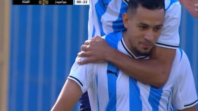 هدف بيراميدز الاول في مرمي القناة بكأس الرابطة المصرية