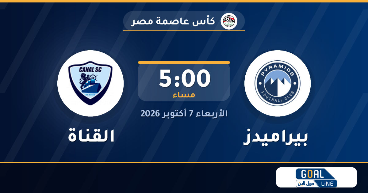 موعد مباراة بيراميدز والقناة والقناة الناقلة | كأس عاصمة مصر